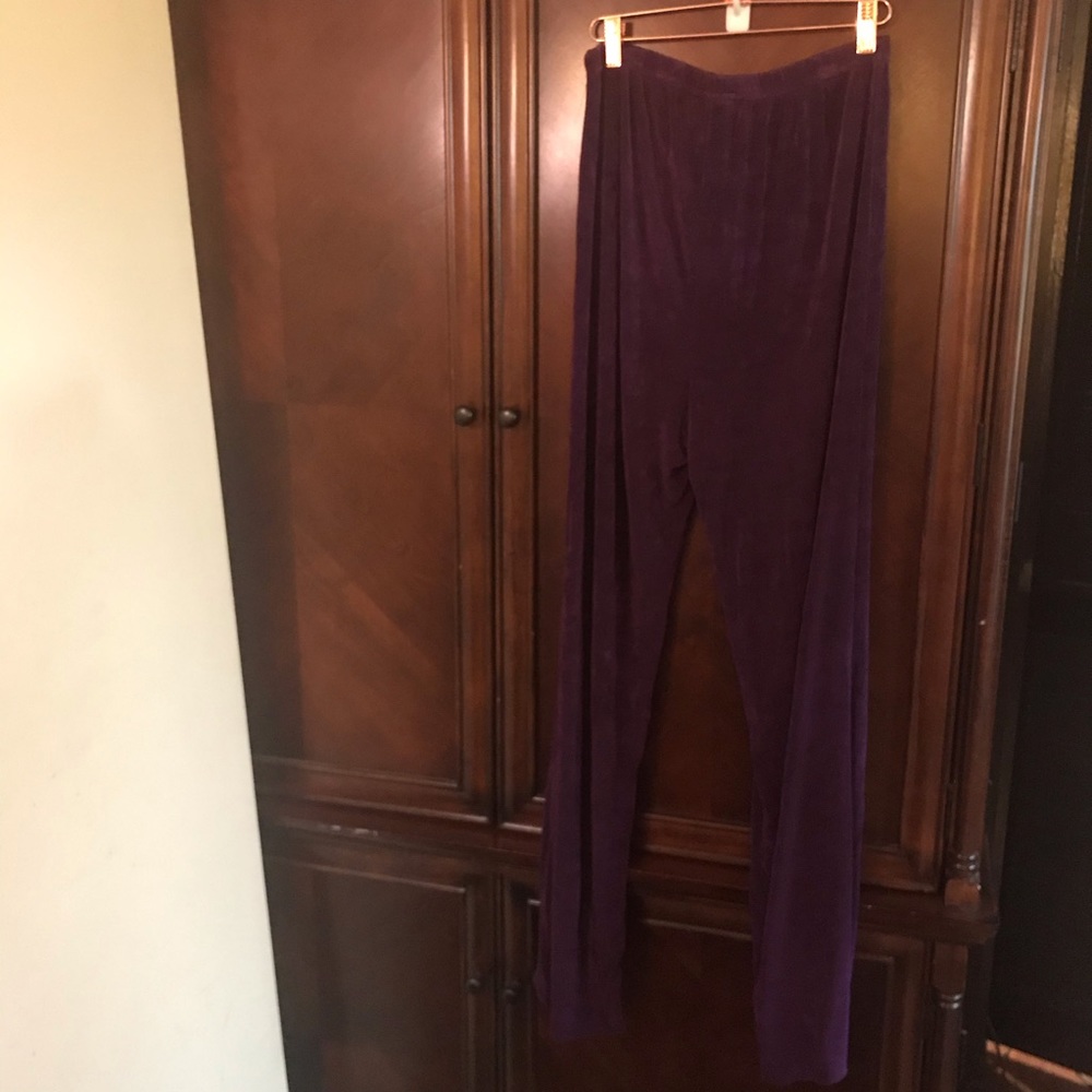 Coldwater Creek Purple Pants-Size Large